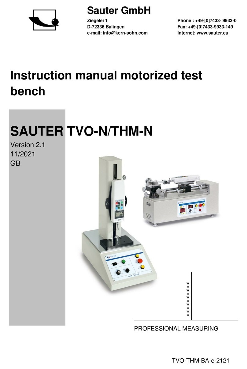 sauter TVO-N User manual