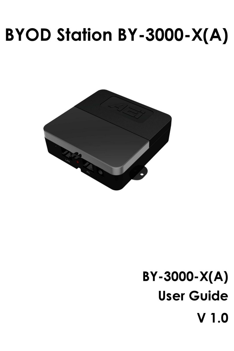 AEI COMMUNICATIONS BY-3000-X user guide