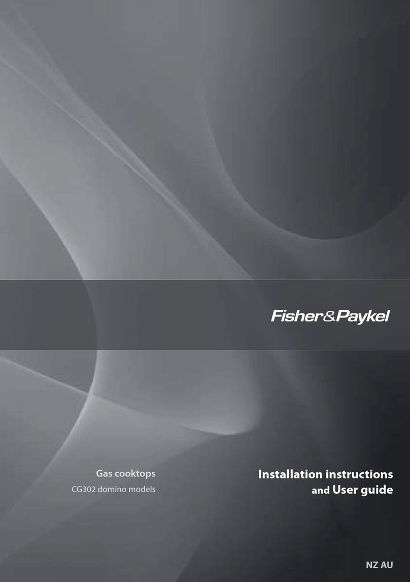 Fisher & Paykel CG302 domino User manual