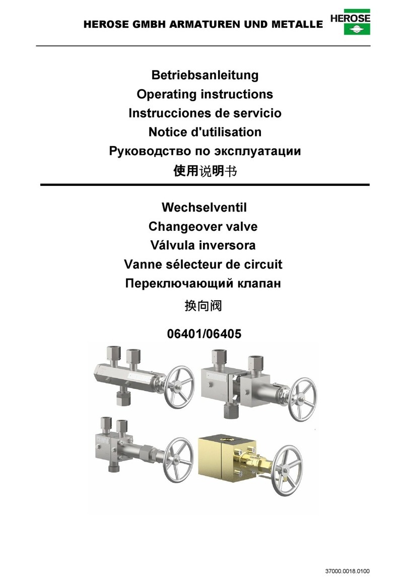 HEROSE 06401 operating instructions