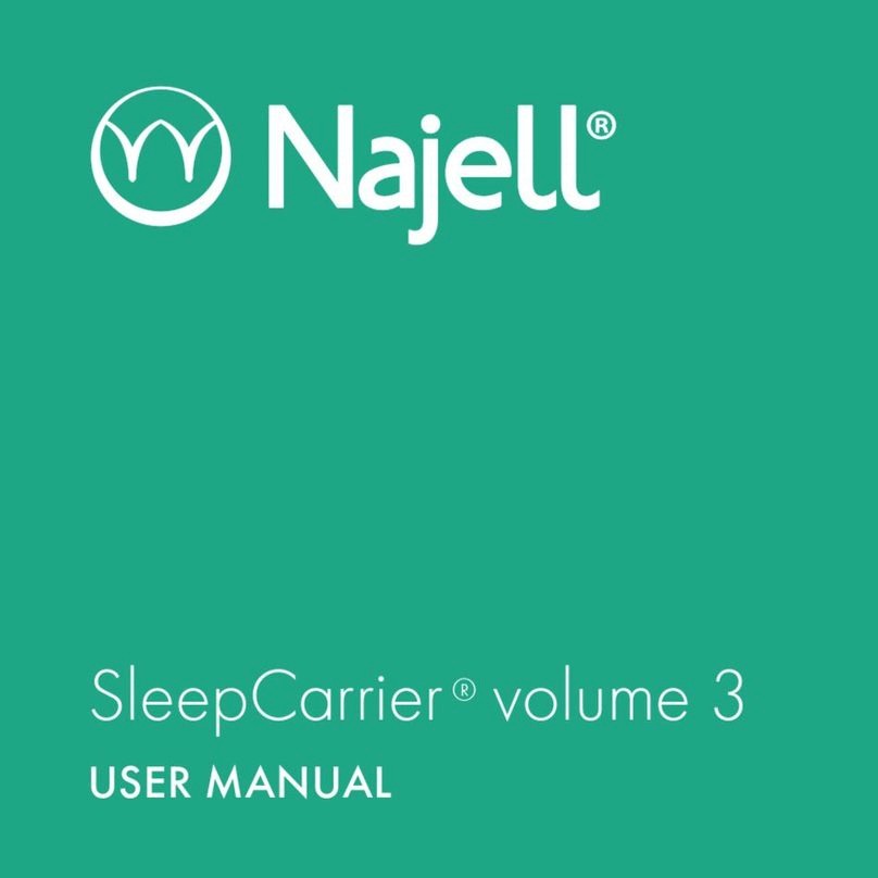 Najell SleepCarrier volume 3 user manual