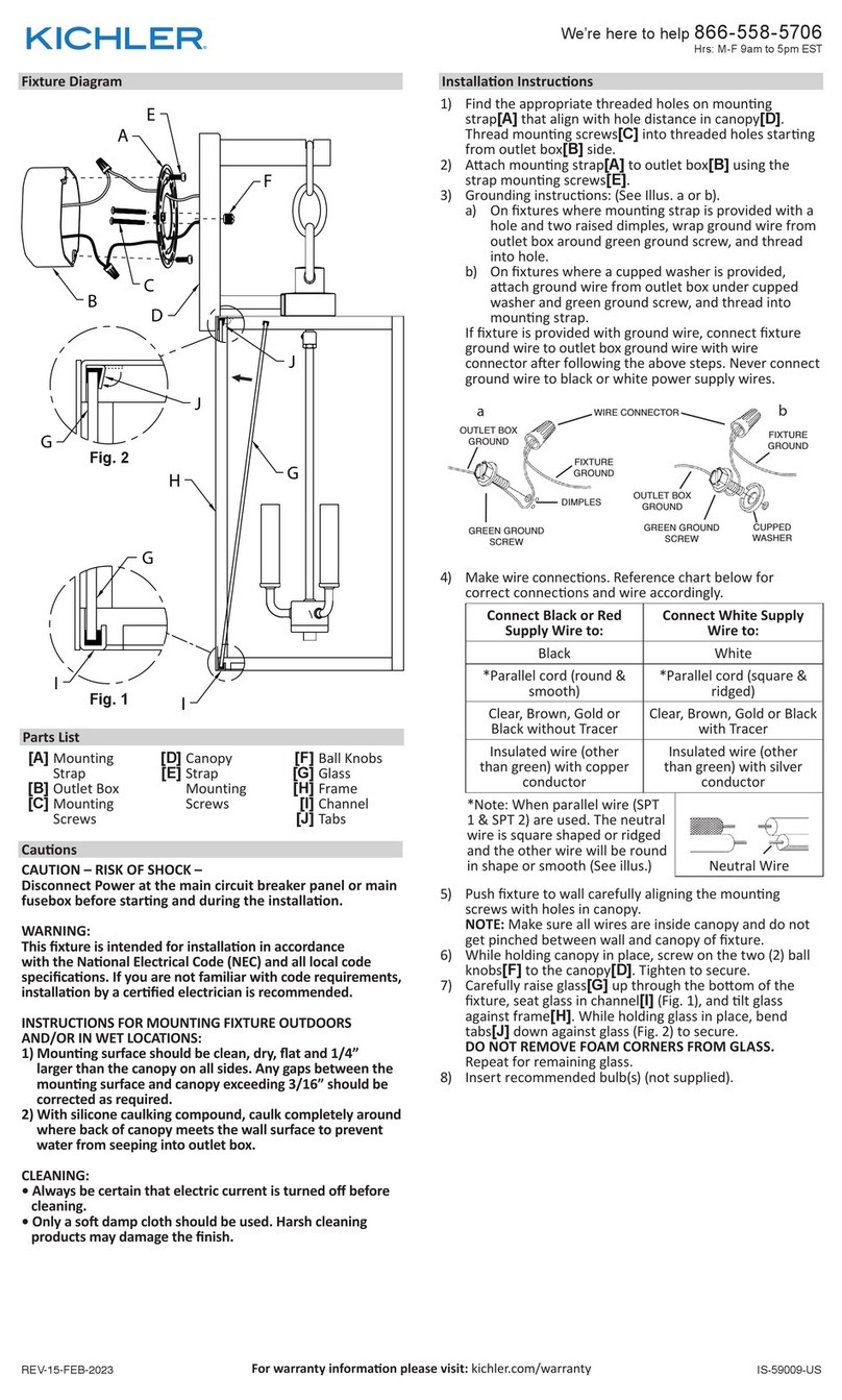 Kichler Lighting 59009WZC quick start guide