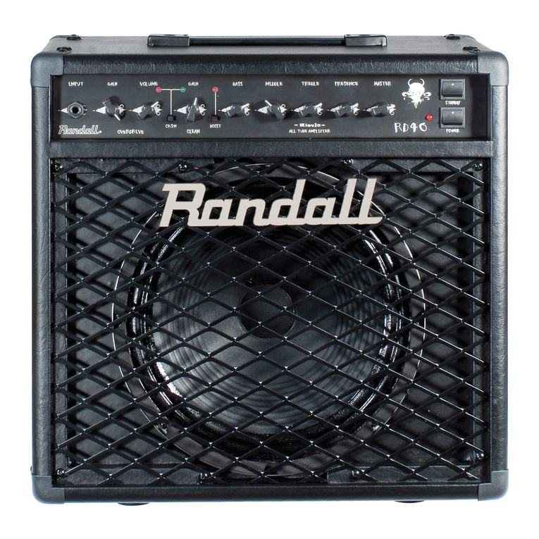 Randall RD40C User manual