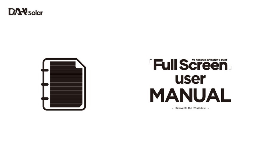 DAH Solar DHM-72X10/FS user manual DAH Solar DHM-72X10/FS user manual