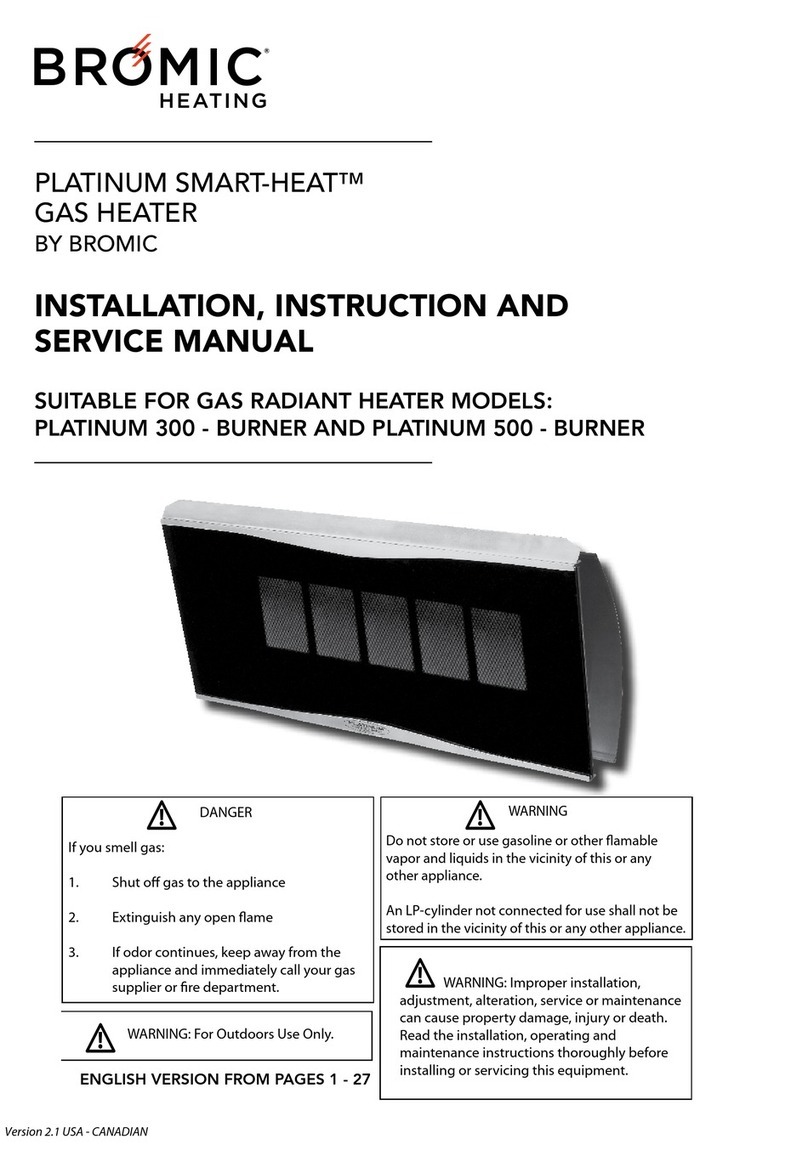 Bromic Heating BH0110002-1 Troubleshooting guide