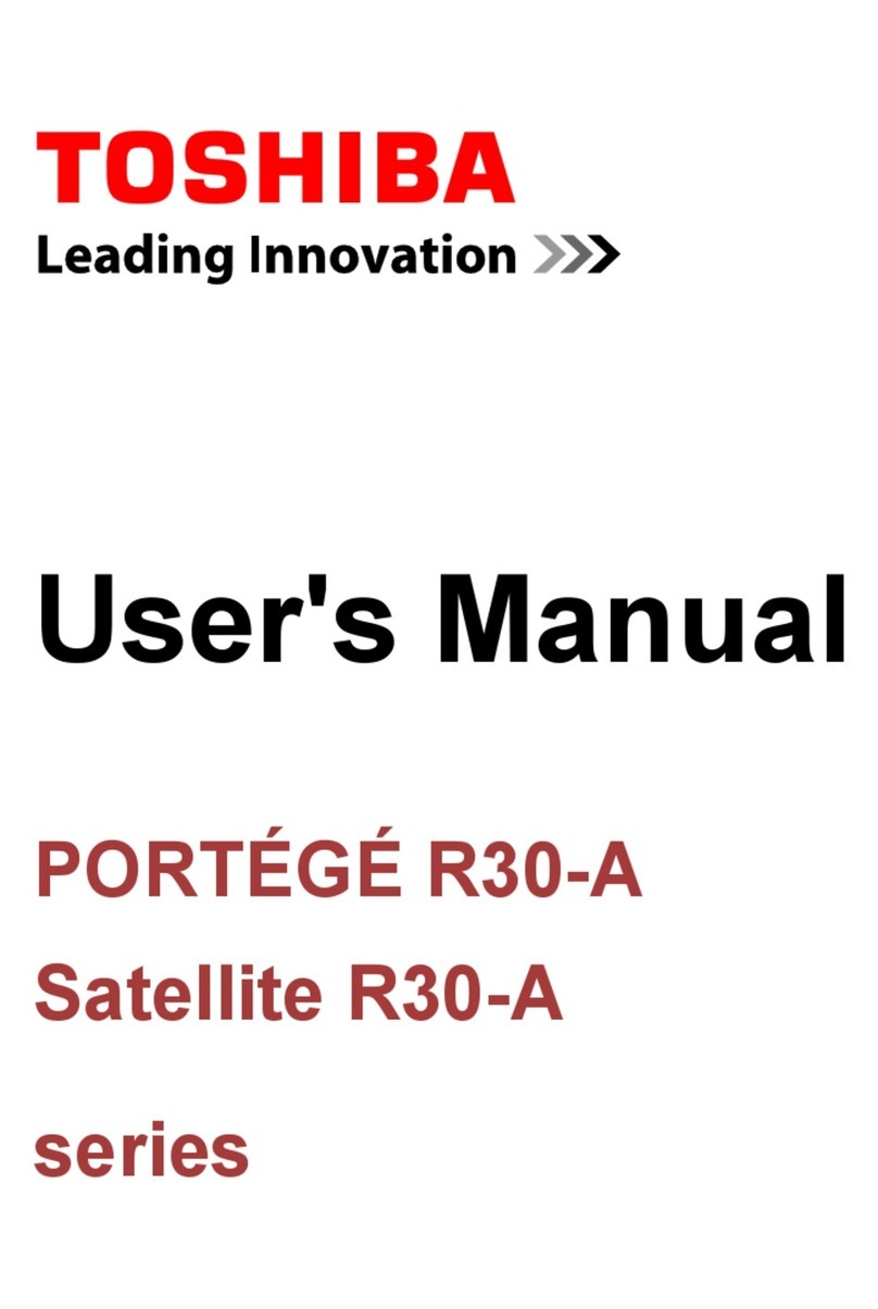 Toshiba Portege R30-A Series User manual