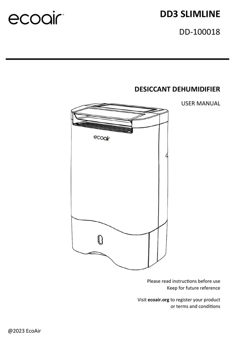 Ecoair DD3 SLIMLINE user manual