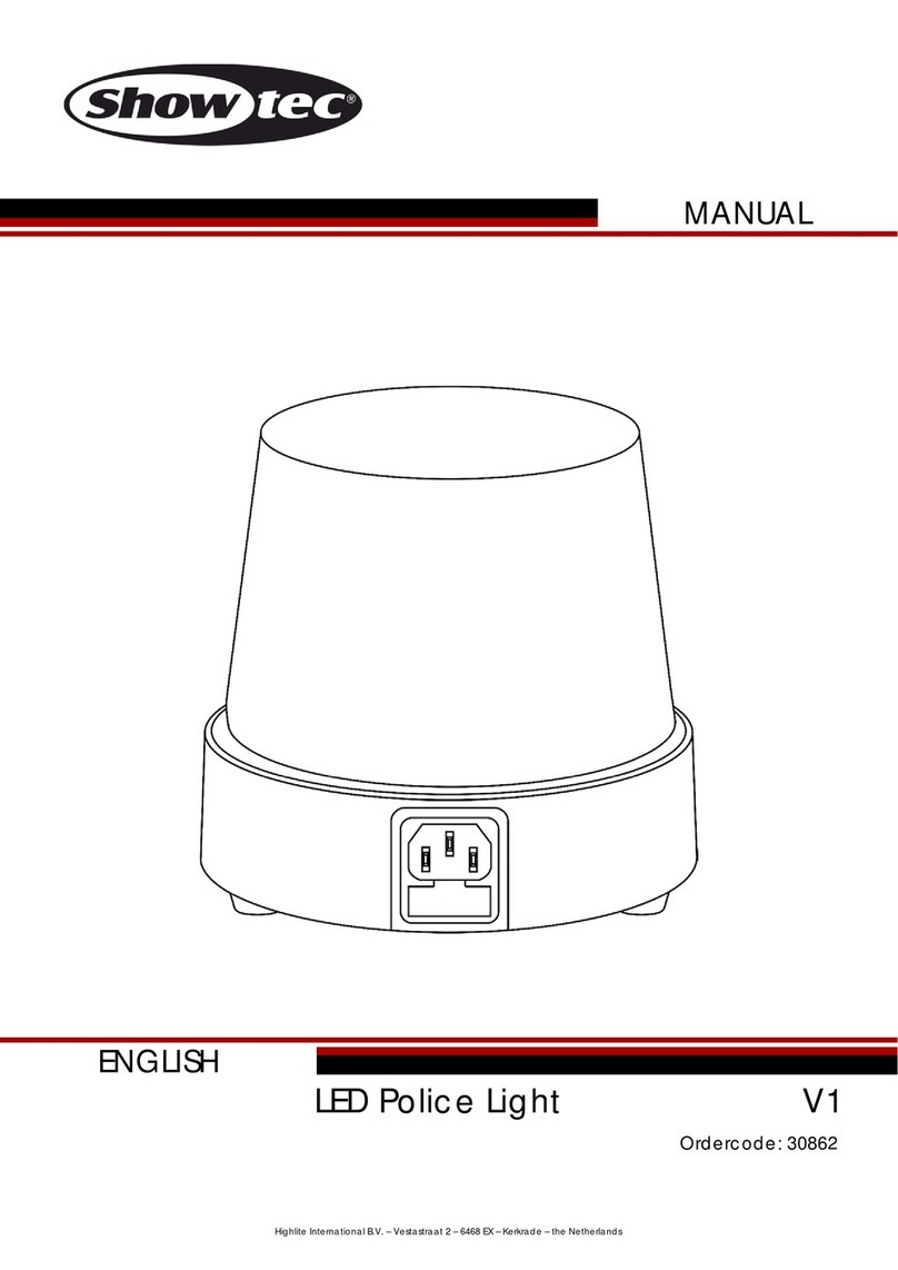 Show Tec LED Police Light V1 User manual