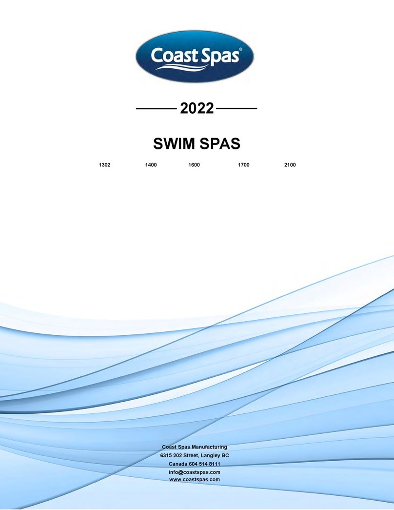 Coast Spas SWIM SPAS 1302 User manual