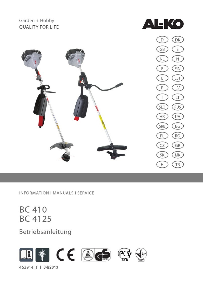 AL-KO BC 410 INFORMATION I MANUALS I SERVICE