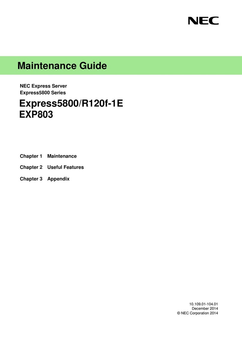 NEC EXP803 Maintenance Guide