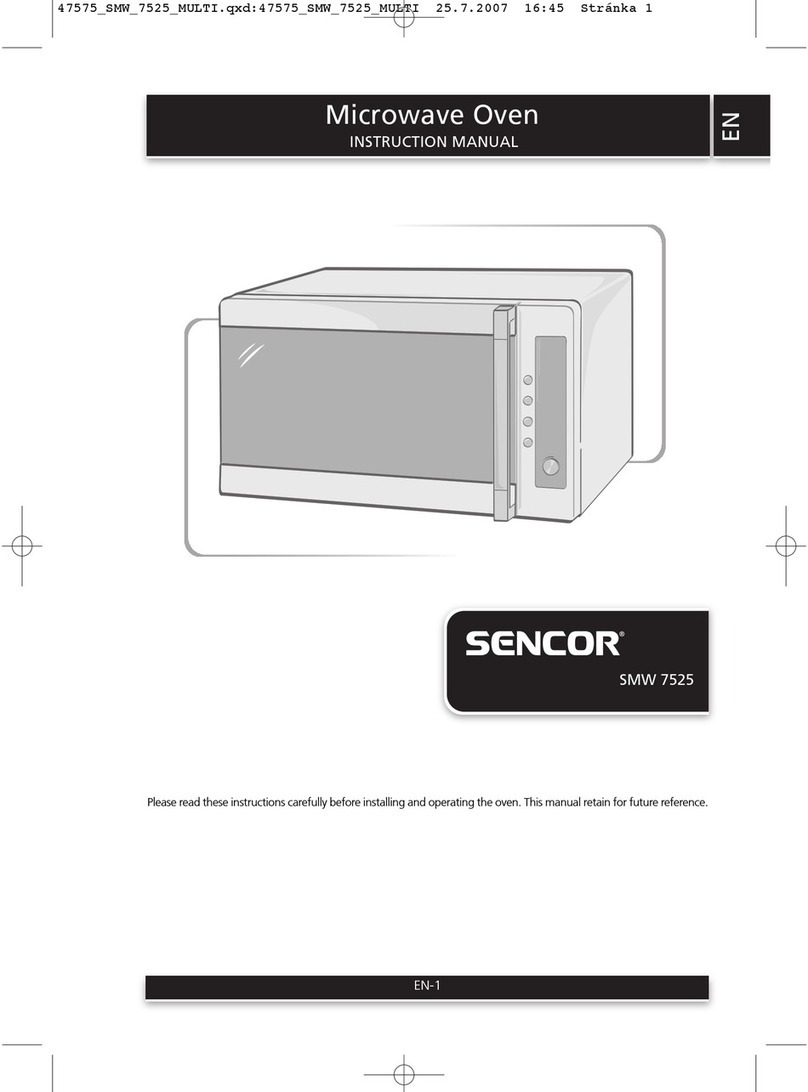 Sencor SMW 7525 instruction manual