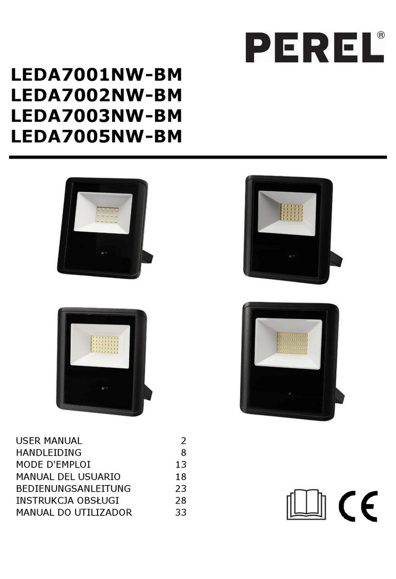 Perel LEDA7001NW-BM user manual