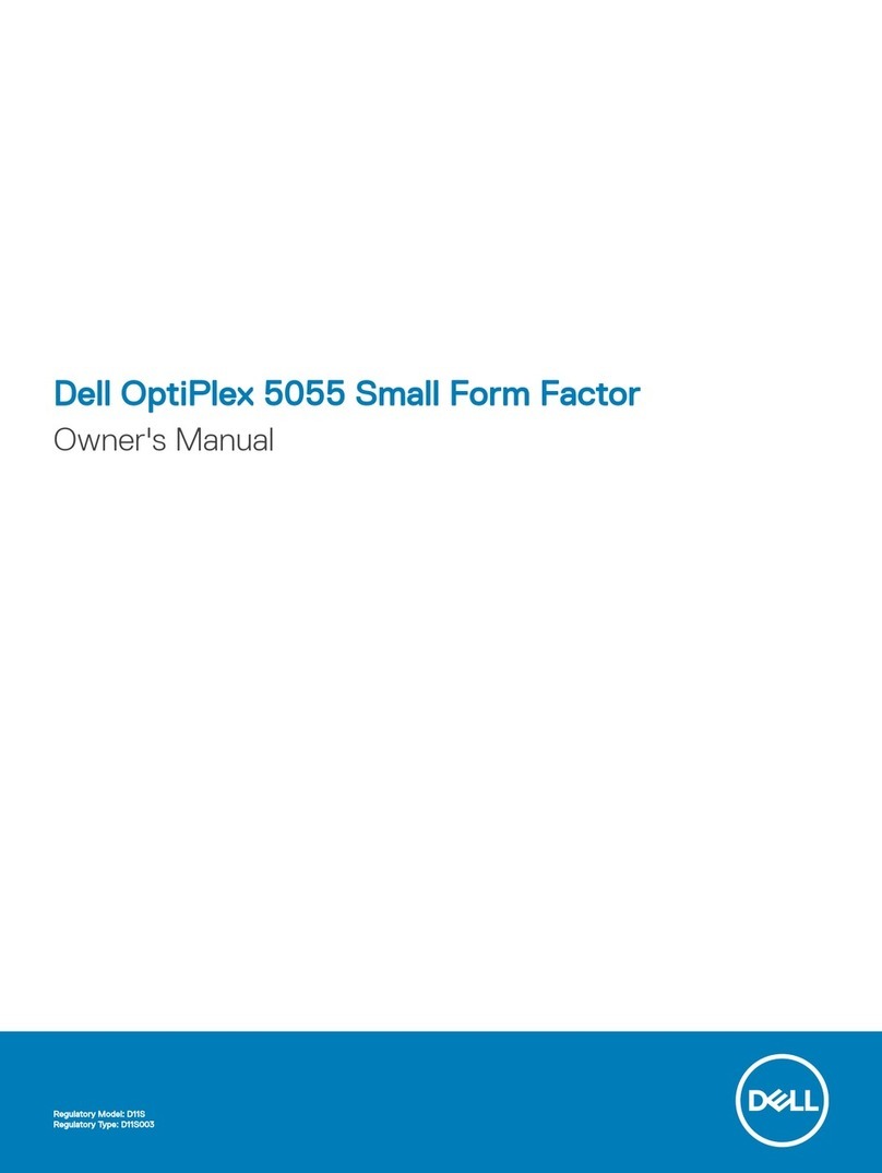 Dell OptiPlex 5055 Small Form Factor User manual Dell OptiPlex 5055 Small Form Factor User manual