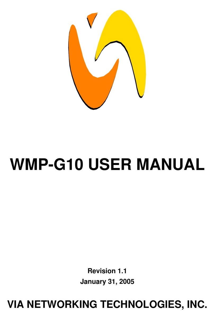 VIA Technologies WMP-G10 user manual VIA Technologies WMP-G10 user manual