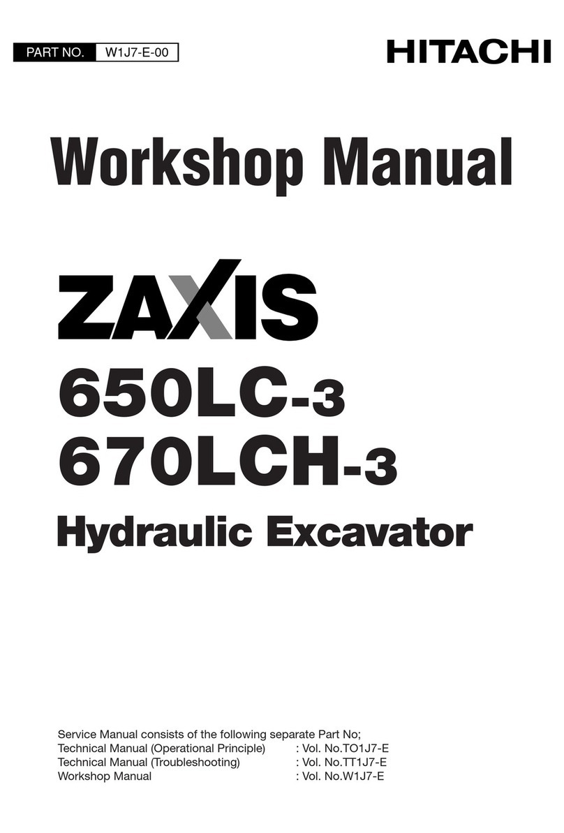 Hitachi ZAXIS 650LC-3 Instruction manual Hitachi ZAXIS 650LC-3 Instruction manual