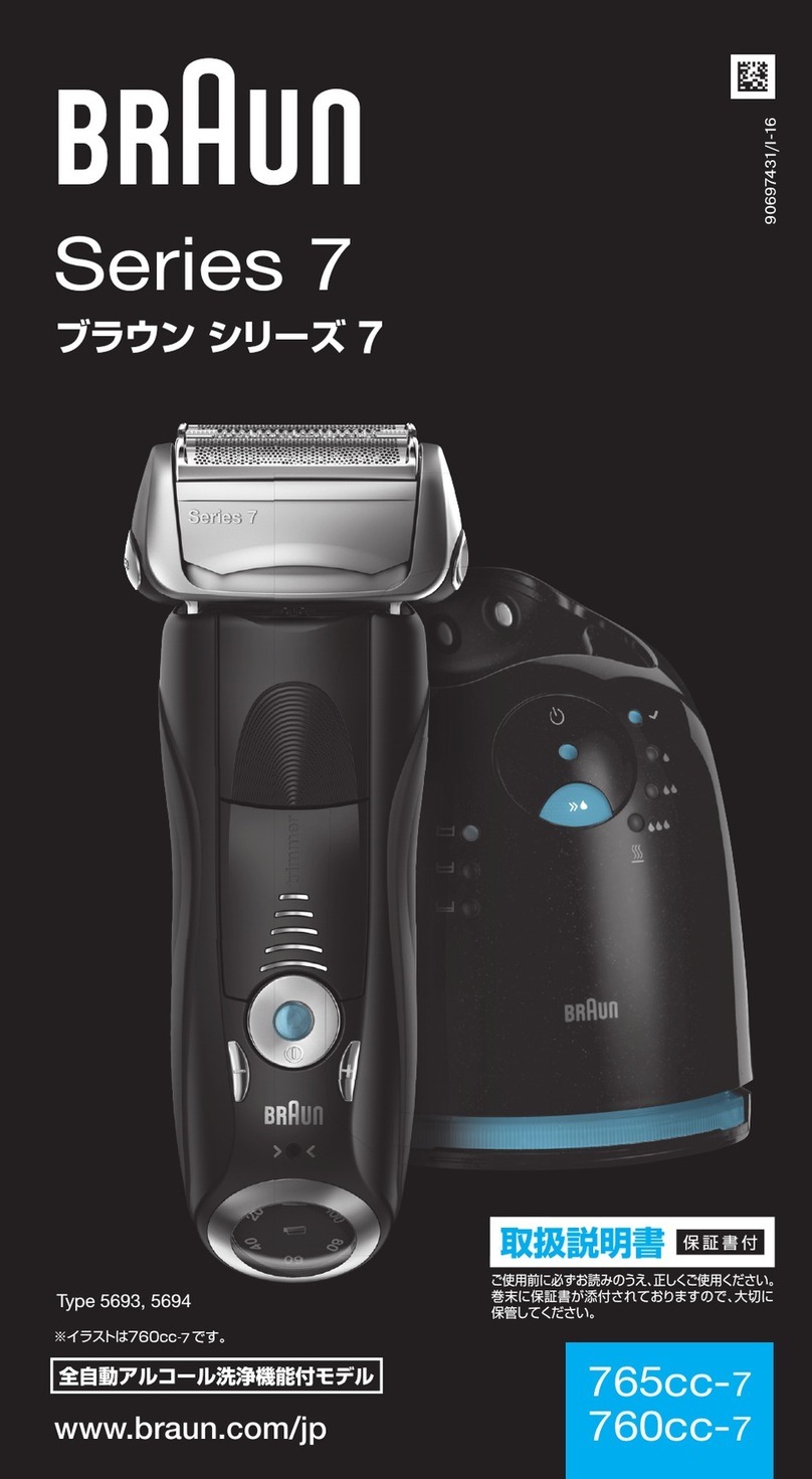 Braun 760cc-7 User manual