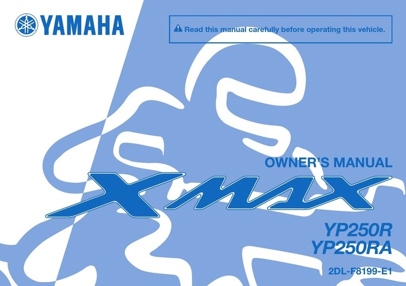 Yamaha XMAX YP250R 2013 User manual