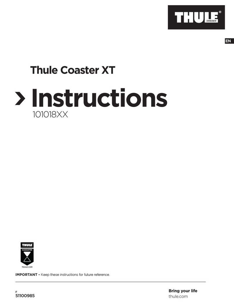 Thule Cadence 101018 Series instructions