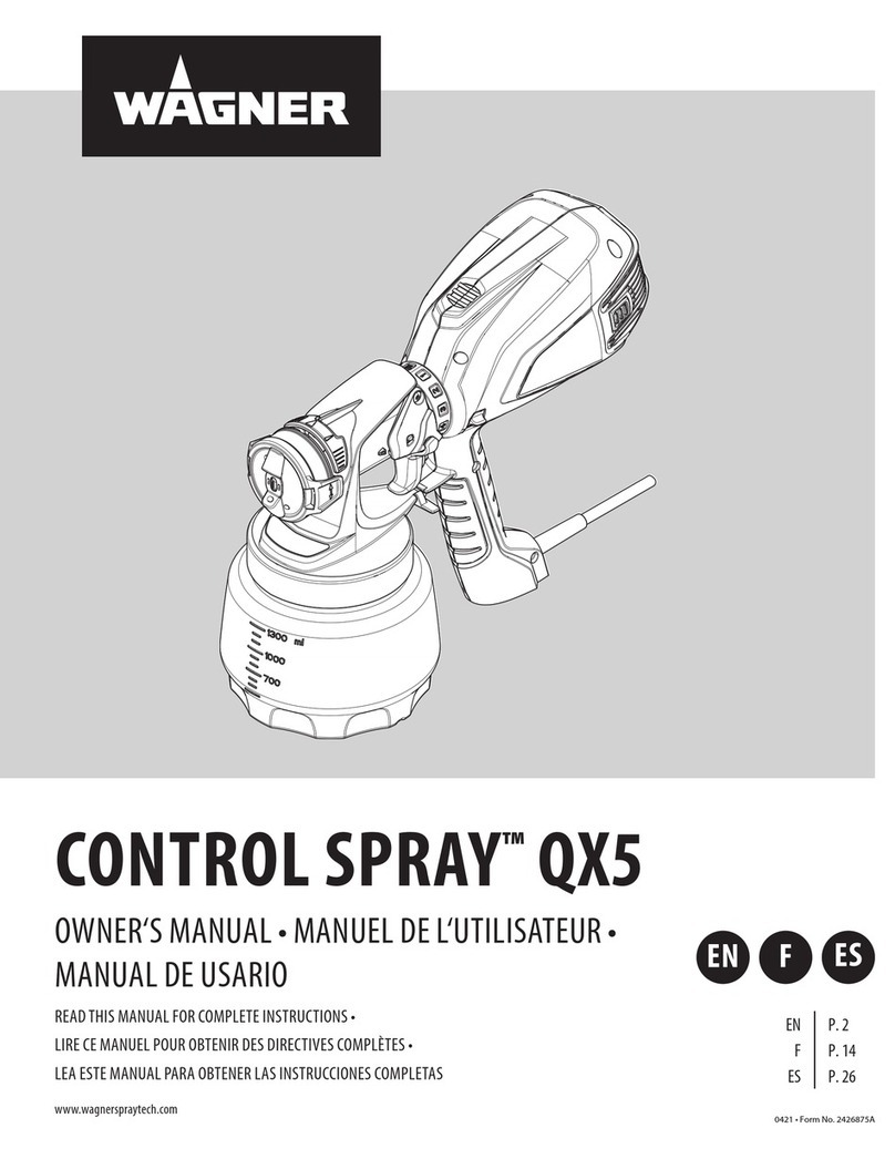 WAGNER CONTROL SPRAY QX5 User manual
