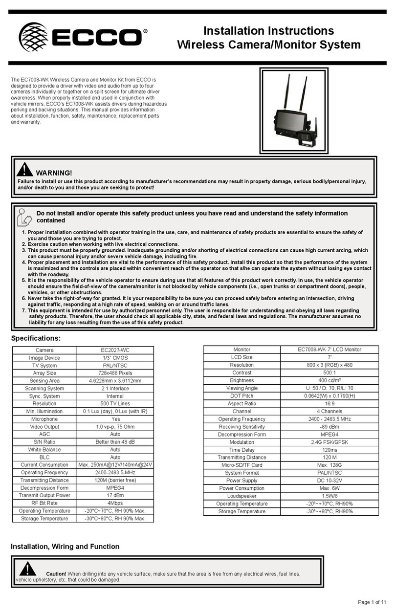 Ecco EC2027-WC installation instructions