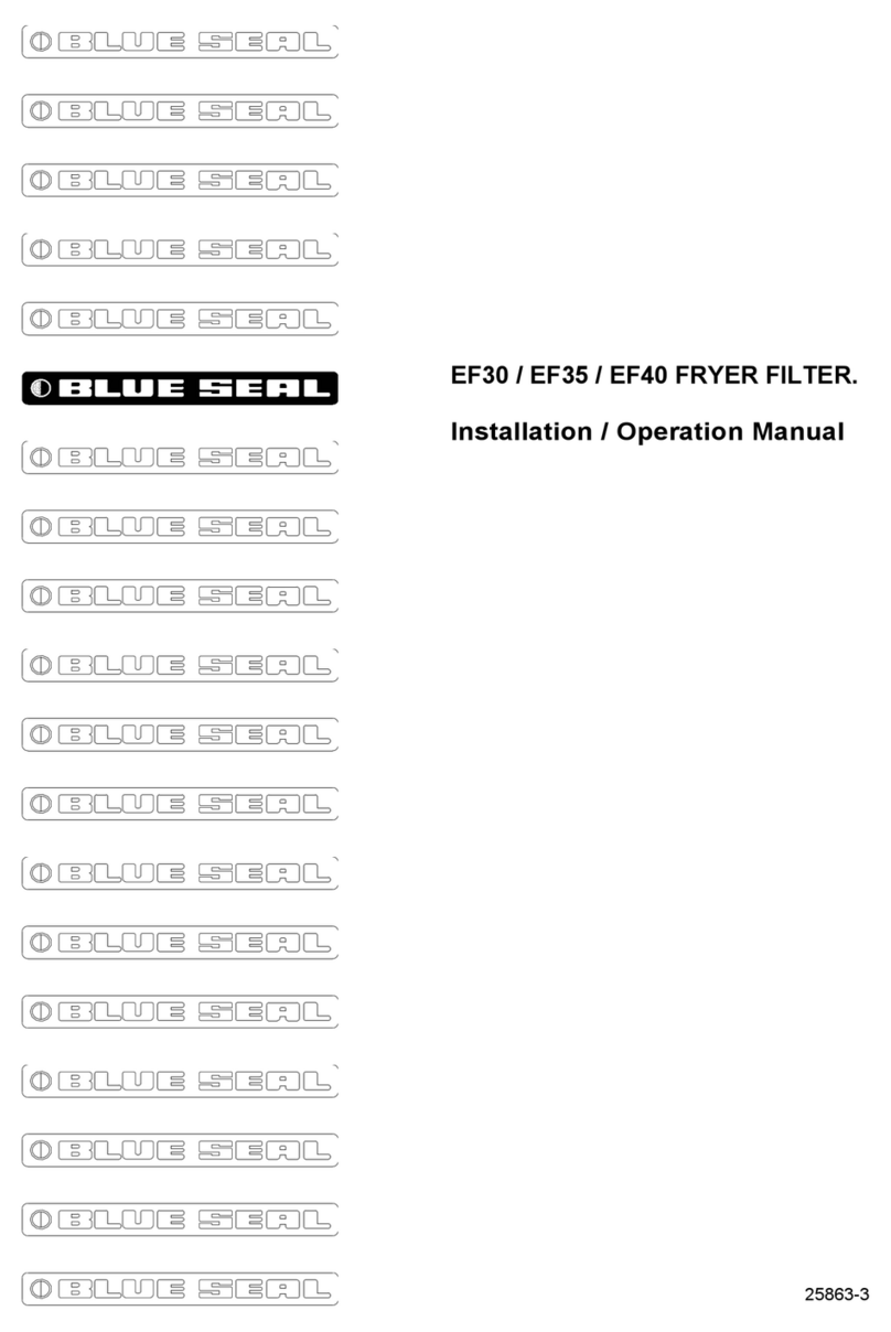 Blue Seal EF30 Installation & operation manual