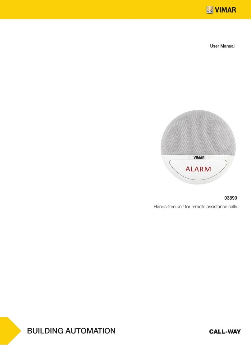 Vimar 03890 User manual Vimar 03890 User manual