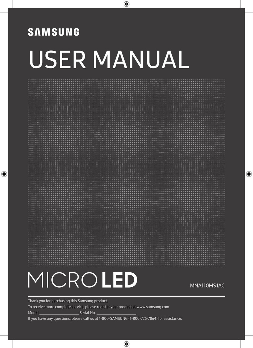 Samsung MICRO LED MNA110MS1AC User manual