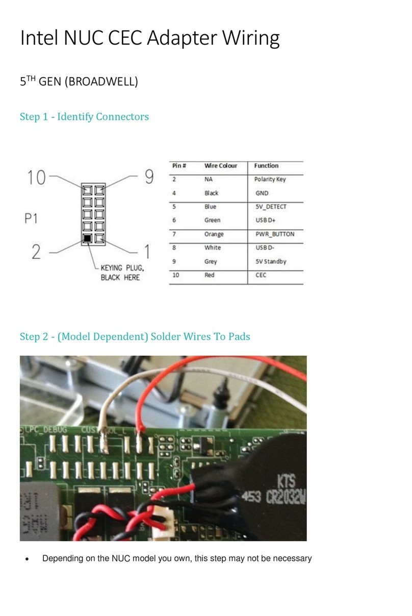 Intel NUC CEC instruction manual