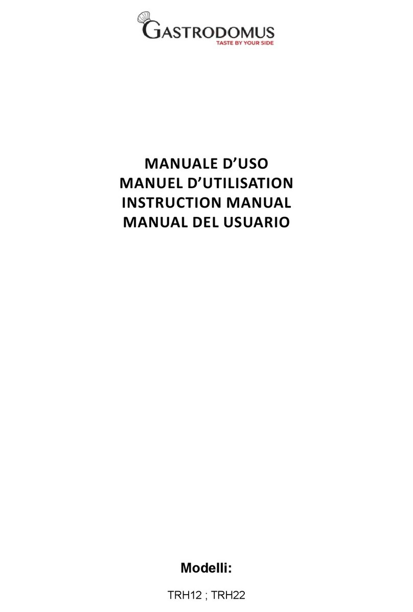 Gastrodomus TRH12 instruction manual