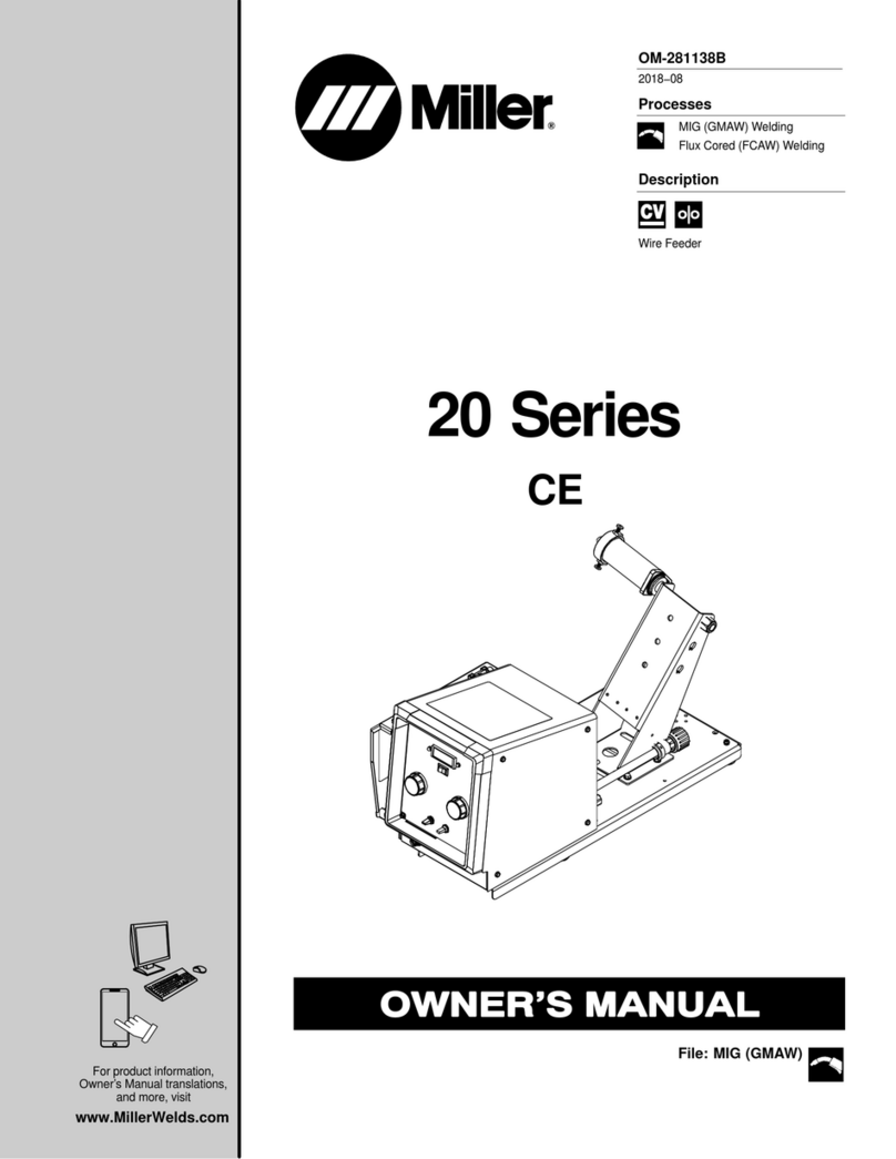 Miller 20 Series owner's manual