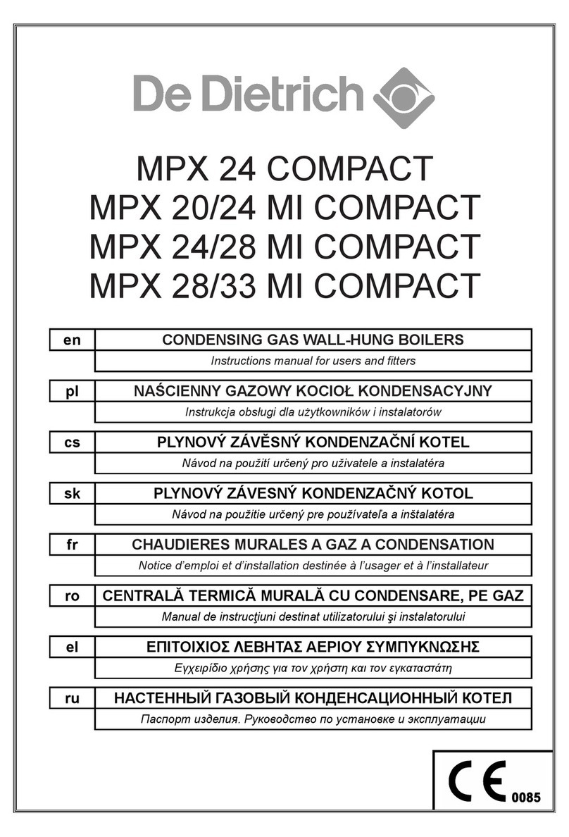 DeDietrich MPX 24 COMPACT instruction manual