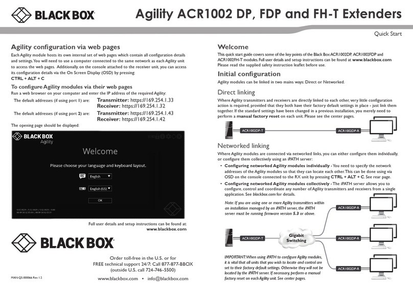 Black Box Agility ACR1002 DP quick start