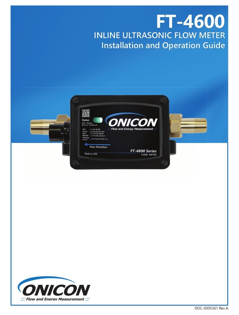 Onicon FT-4600 Operating instructions
