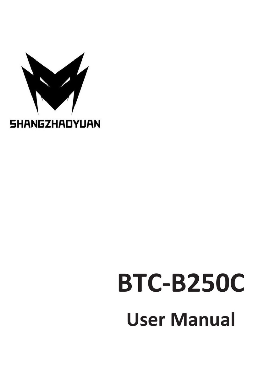 Shangzhadyuan BTC-B250C user manual