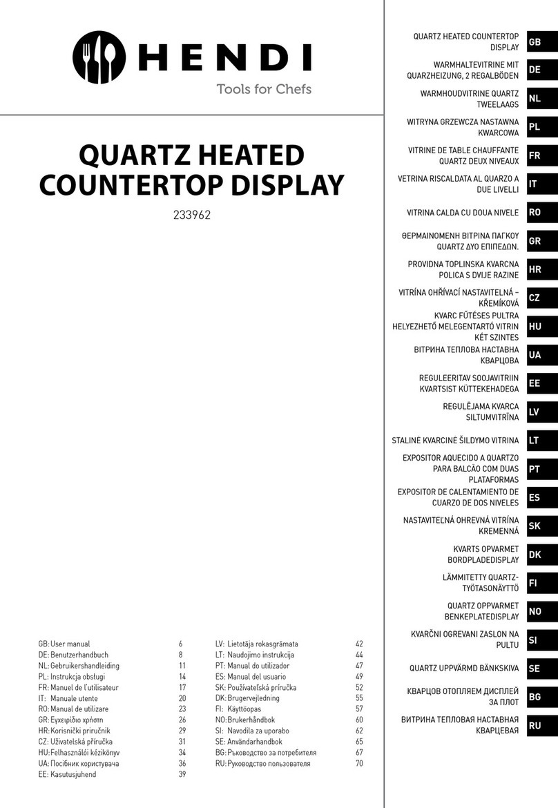 Hendi 233962 user manual