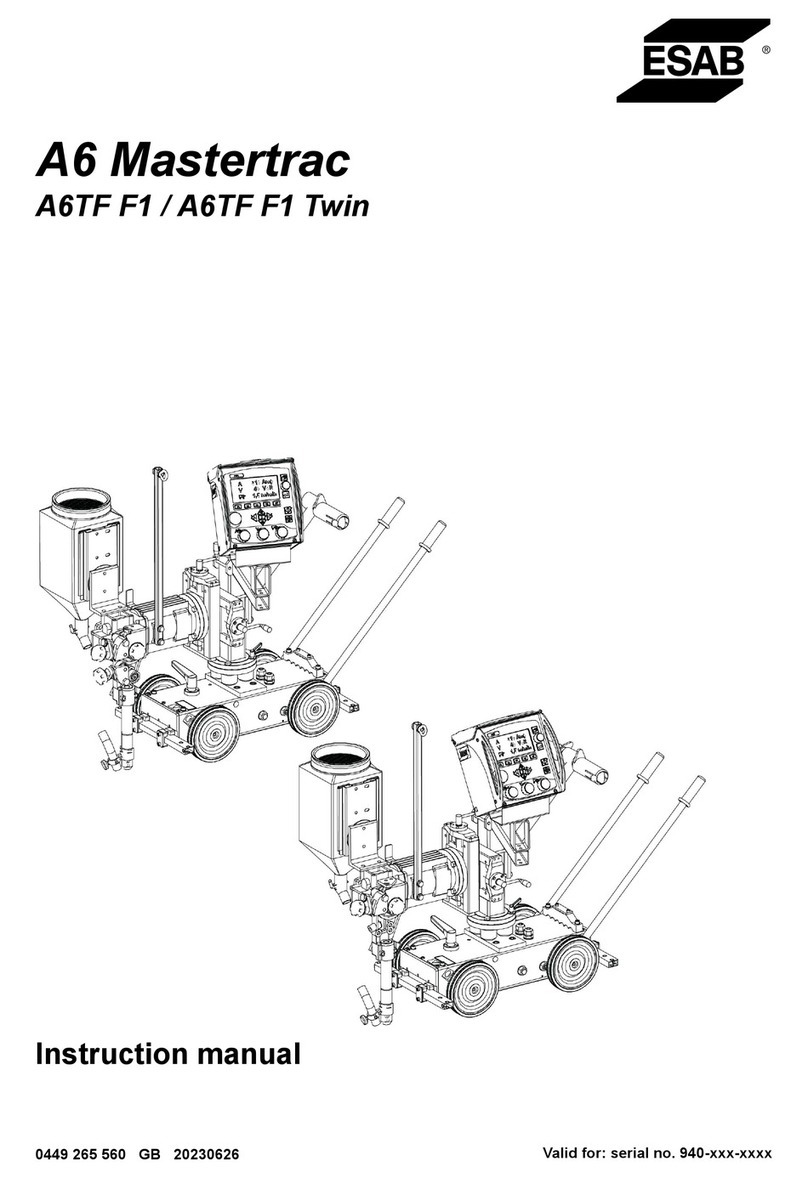 ESAB A6 Mastertrac A6TF instruction manual