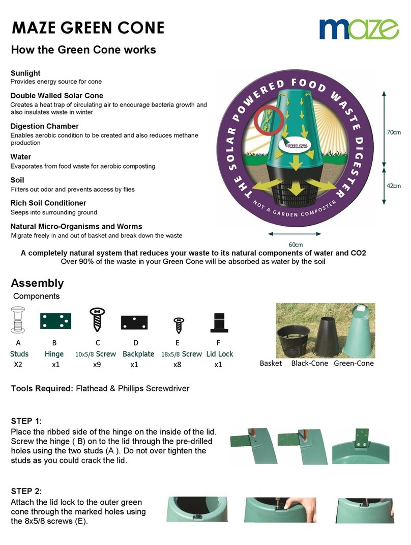 MAZE GREEN CONE manual