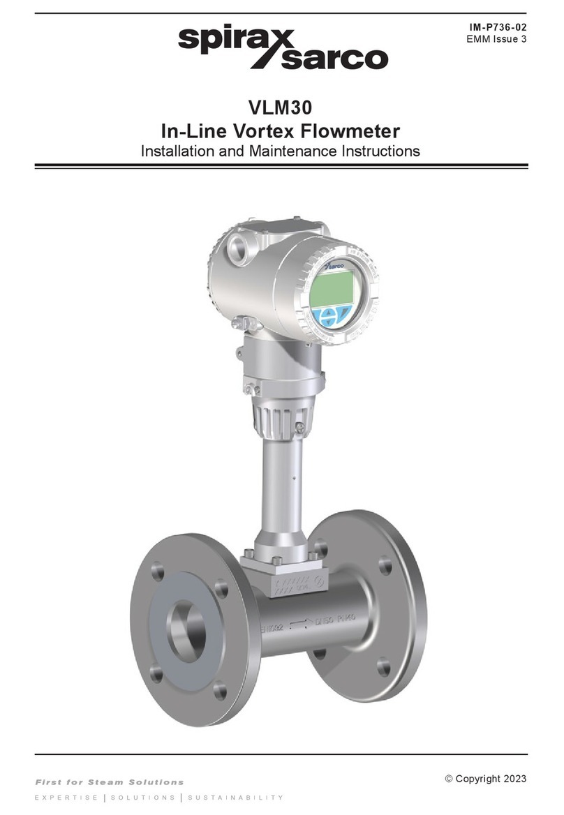 Spirax Sarco VLM30 Installation and maintenance instructions