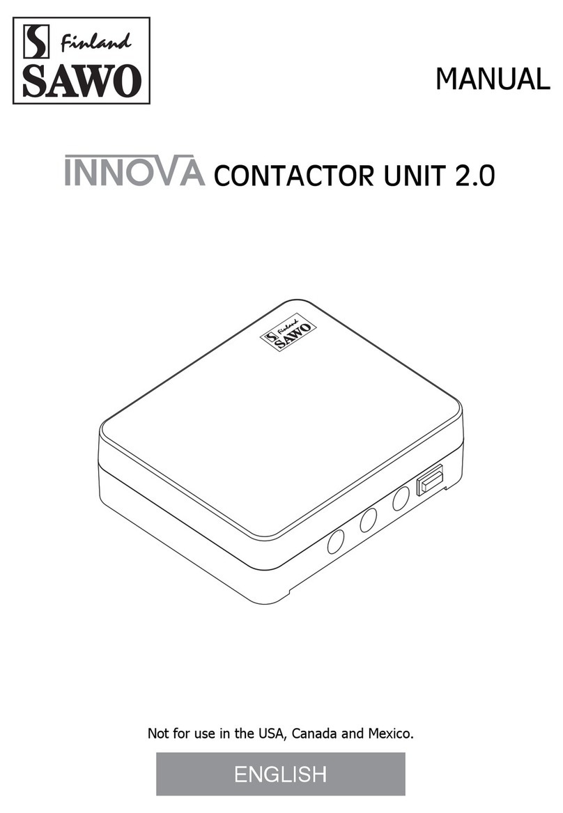 Sawo INNOVA CONTACTOR UNIT 2.0 manual