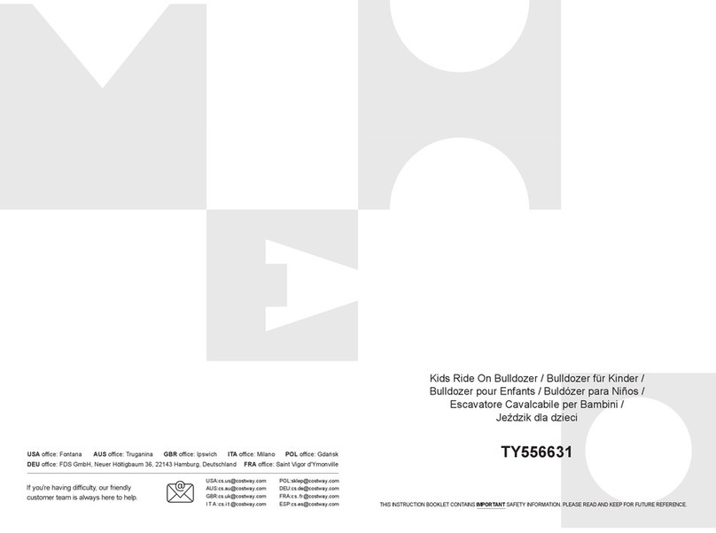 Costway TY556631 manual