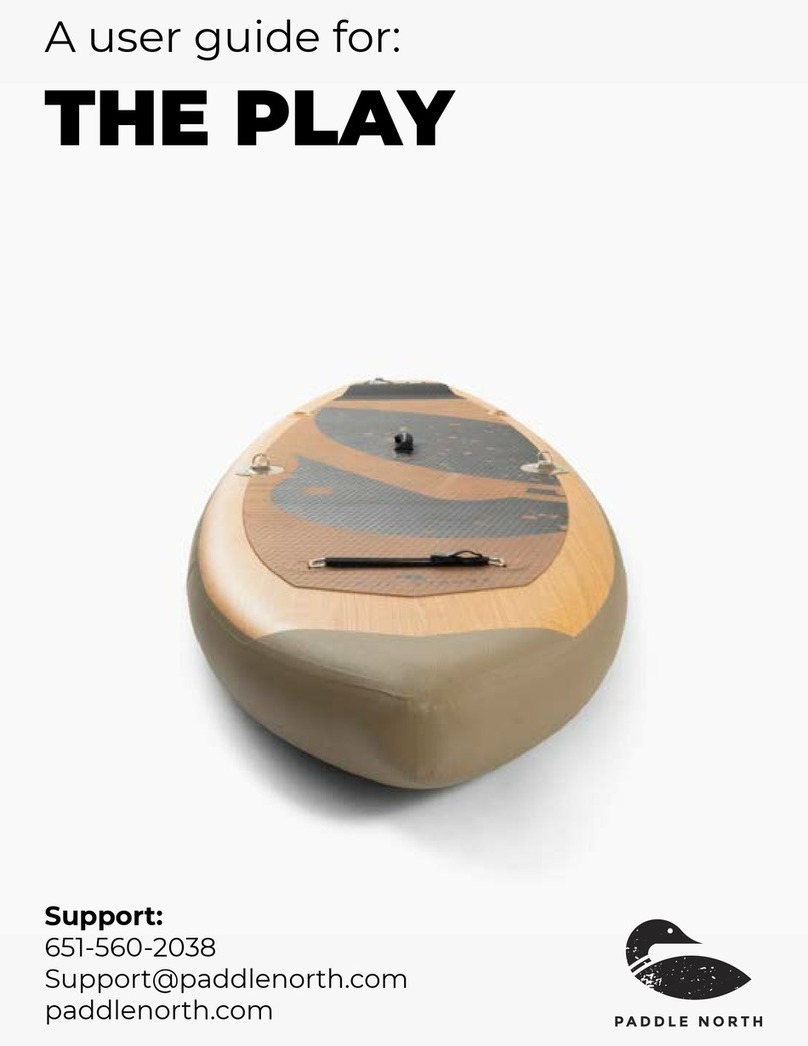 PADDLE NORTH THE PLAY User manual