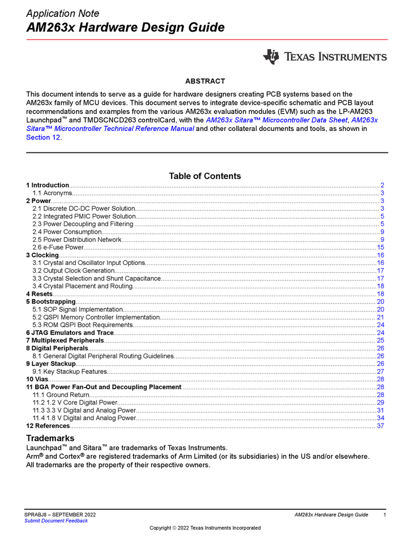 Texas Instruments AM263 Series Hardware Design Guide