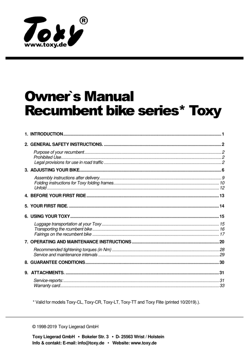 Toxy CL owner's manual