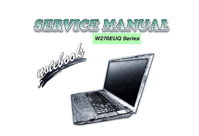 Clevo W270EUQ Series User manual