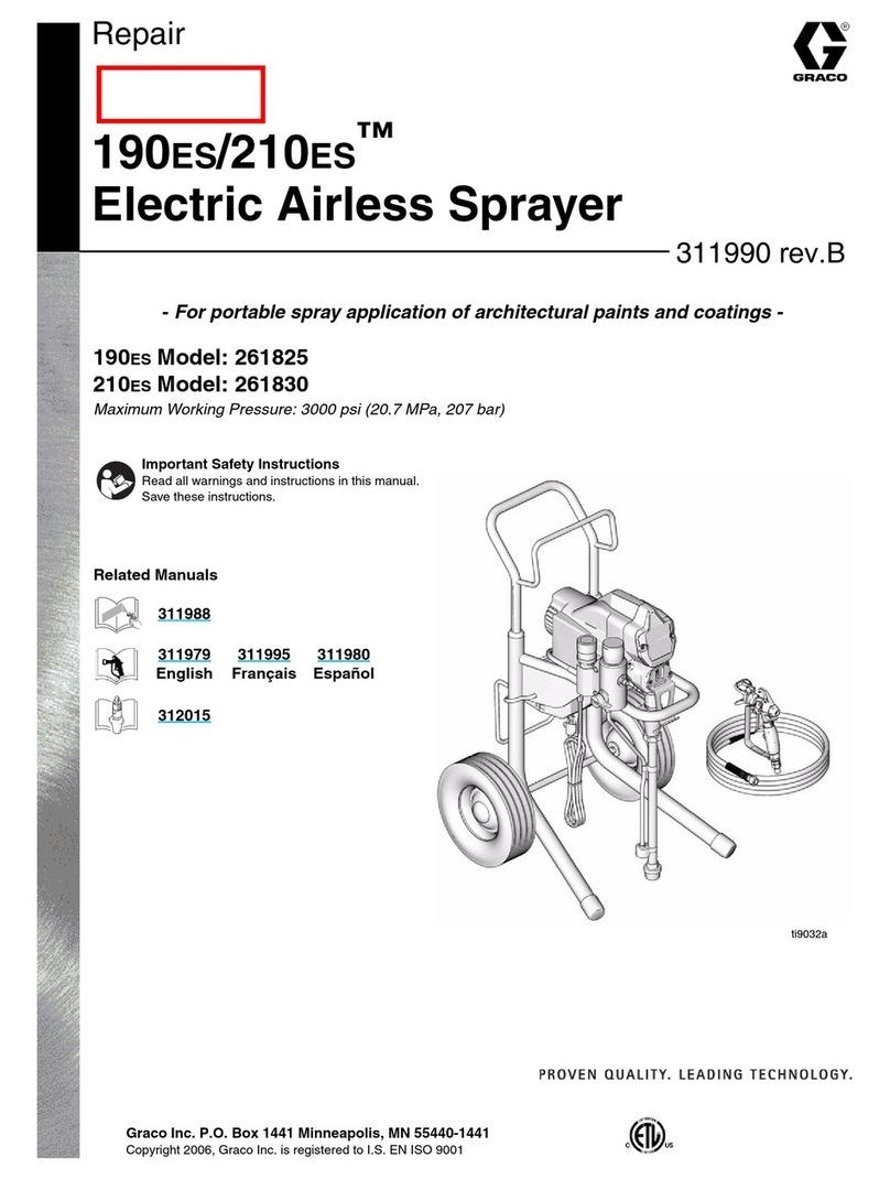 Graco 210ES 261830 Operating instructions