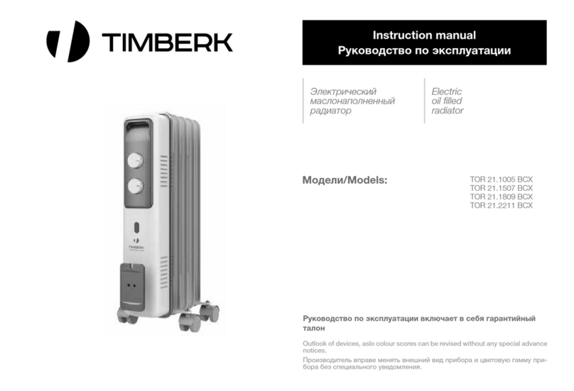 Timberk TOR 21.1005 BCX User manual