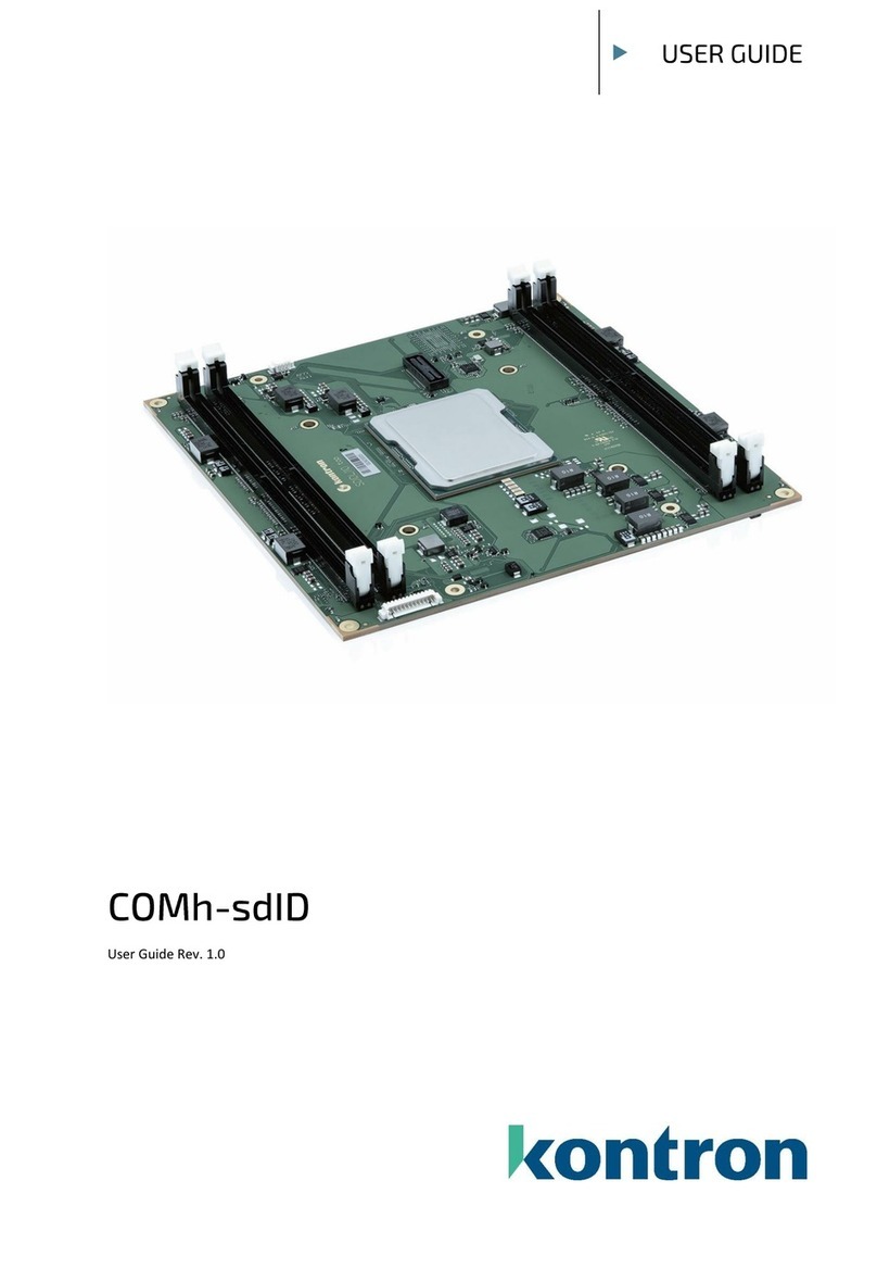 Kontron COMh-sdID user guide