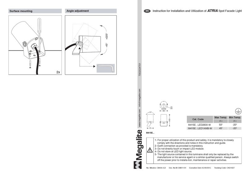 MegaLite ATRIA User manual