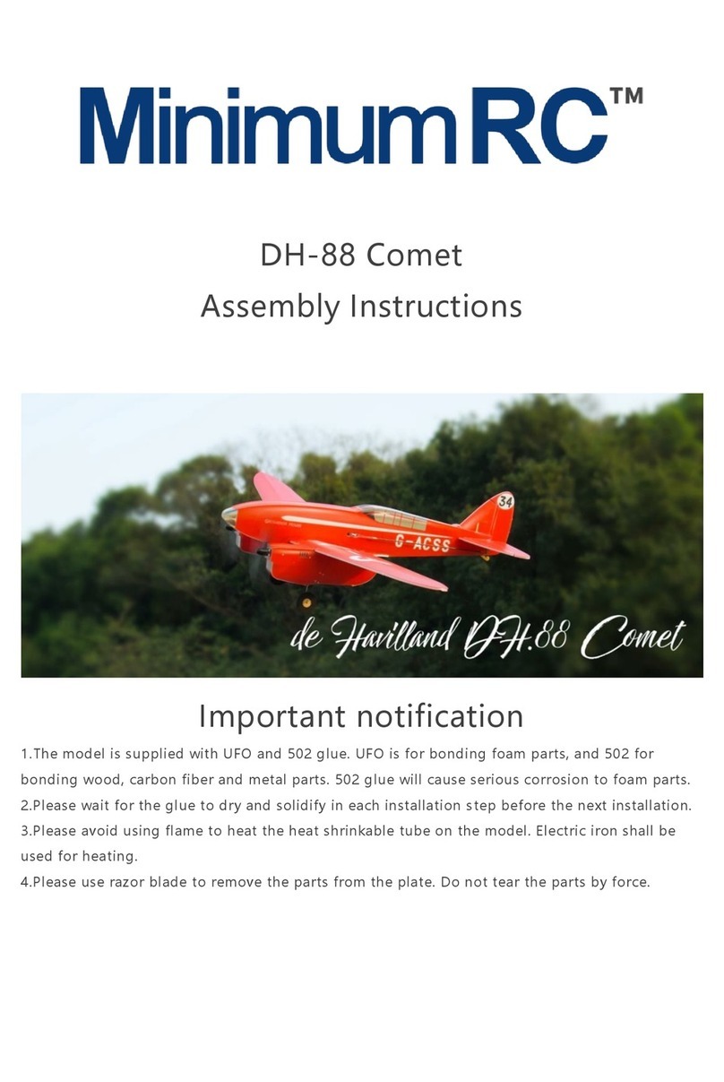 MinimumRC DH-88 Comet Assembly instructions